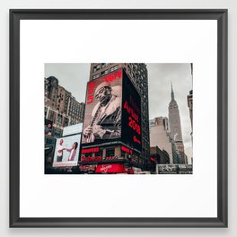 Uzi Times Square NYC 2018 Framed Art Print