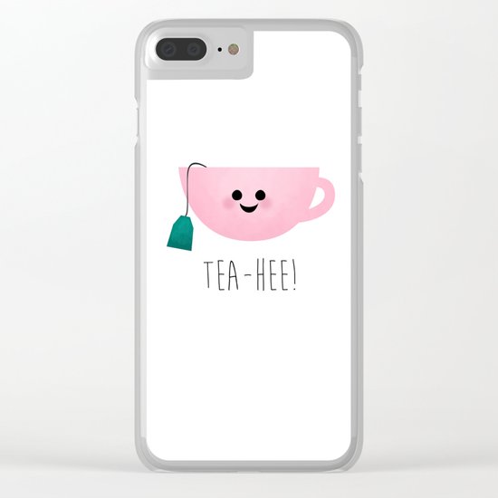 Tea-Hee Clear iPhone Case