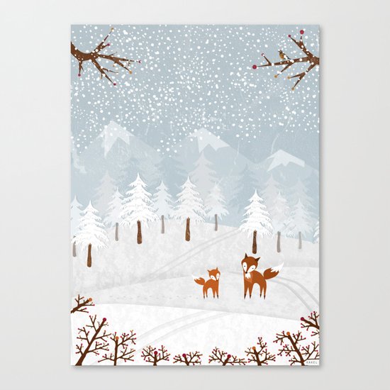 Snowstorm Canvas Print