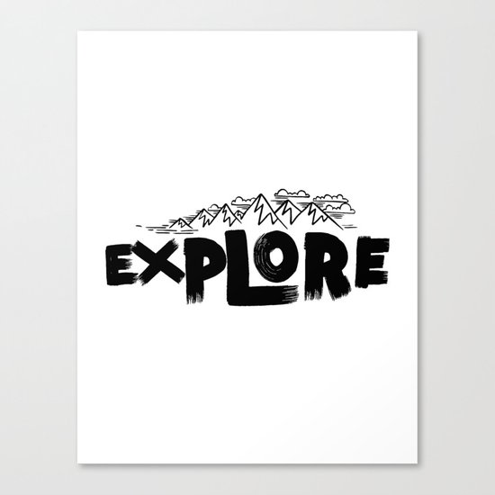 EXPLORE Canvas Print