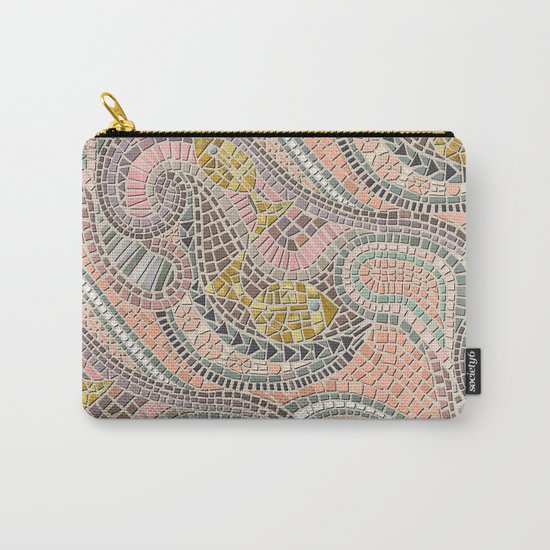 mosaic fish pastel Carry-All Pouch