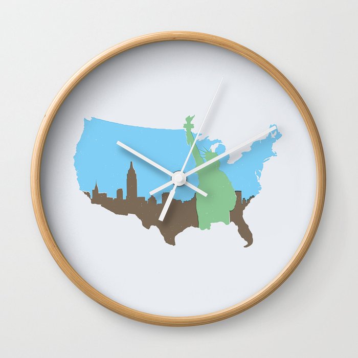 New York City - United States Wall Clock