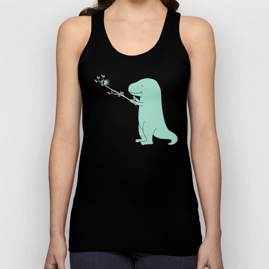 Selfie T-Rex Unisex Tank Top