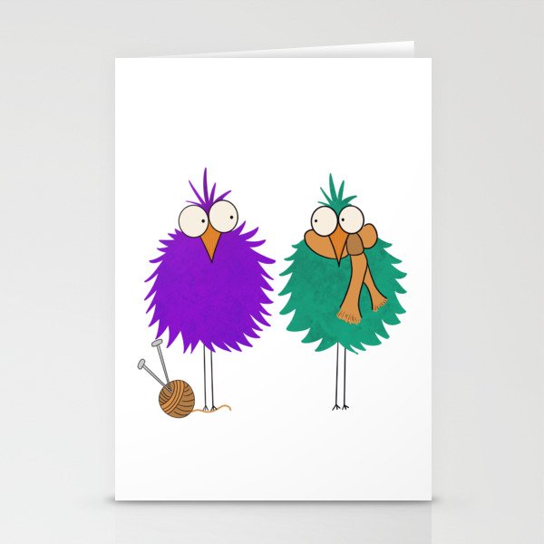 Love Knits Us Together - AJ and Carl Stationery Cards