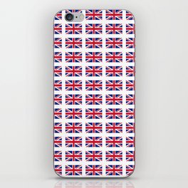 flag of uk 3 - London,united kingdom,england,english,british,great britain,Glasgow,scotland,wales iPhone Skin