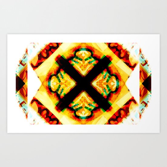 CHIBUKU WHITE Art Print