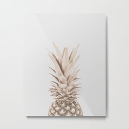 Pineapple a Day Metal Print