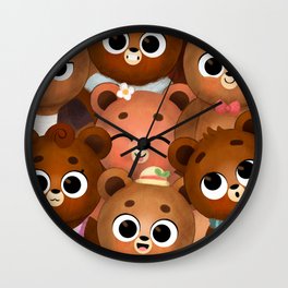 Teddy Bears Wall Clock