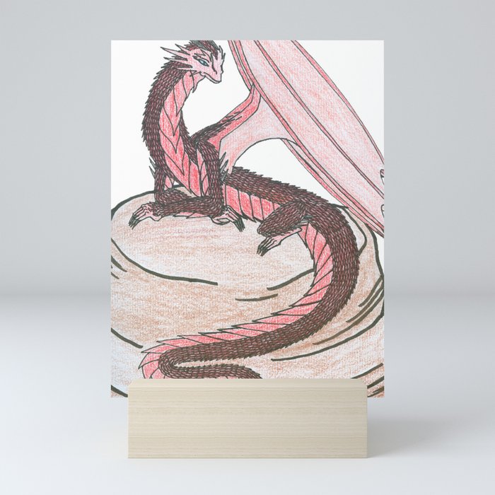 Red Dragon Mini Art Print