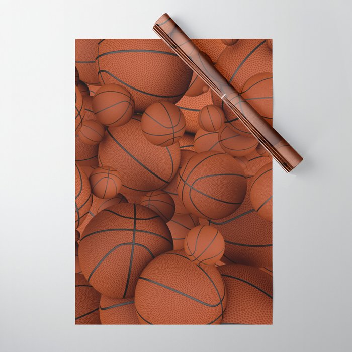 Basketball store wrapping paper