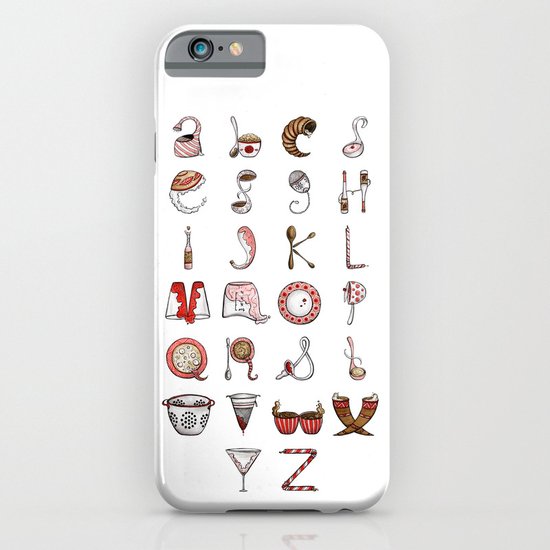 Spills & Spoons Alphabet iPhone & iPod Case