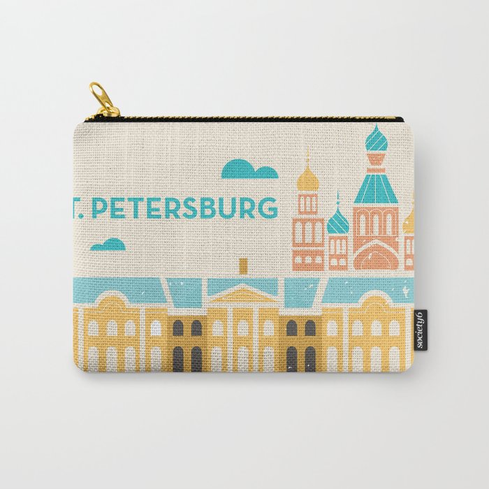 St. Petersburg Fountains Carry-All Pouch