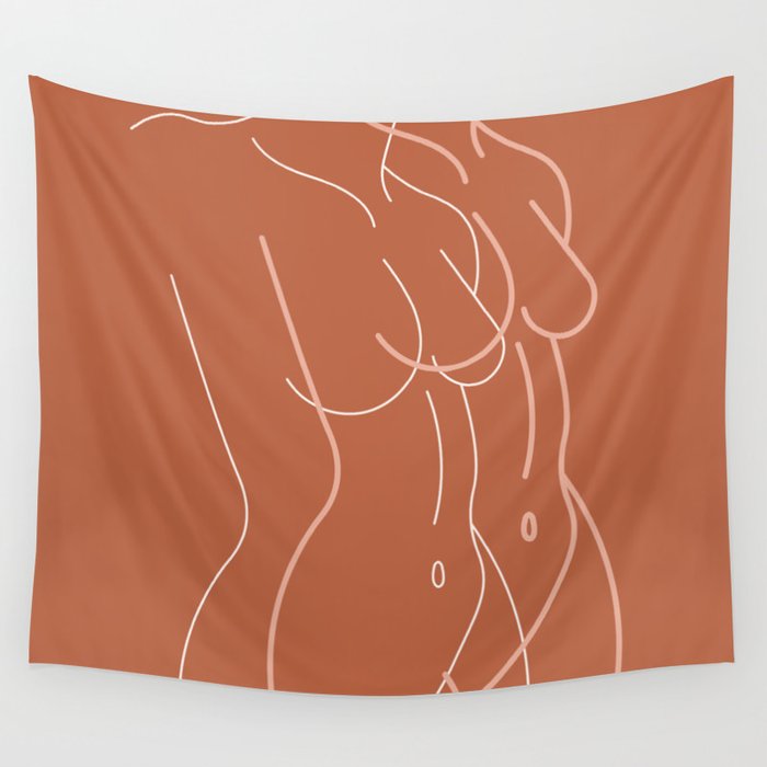 Female Form #2 Wall Tapestry