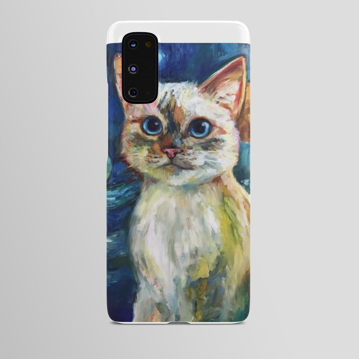 Van Gogh cat Android Case