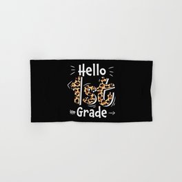 Hello 1st Grade Back To School Hand & Bath Towel