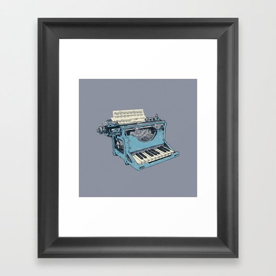 The Composition. Framed Art Print