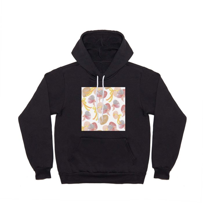 Hand Painted Pink Violet Yellow Watercolor Easter Eggs Hoody