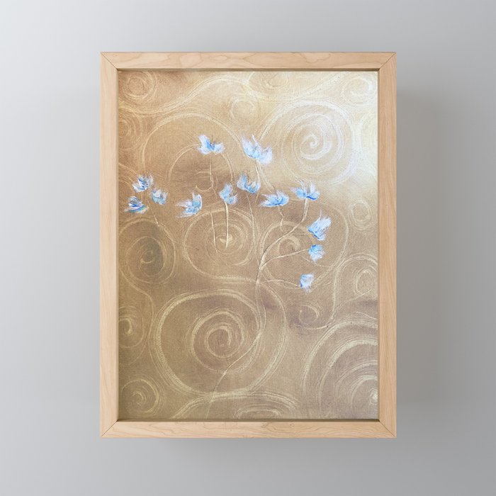 Hopeful Blooms Framed Mini Art Print