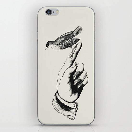 Bird in the Hand iPhone & iPod Skin