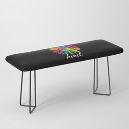 Autism Awareness Kind Sunflower Bench