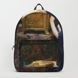 PANDORAS BOX - JOHN WILLIAM WATERHOUSE  Backpack