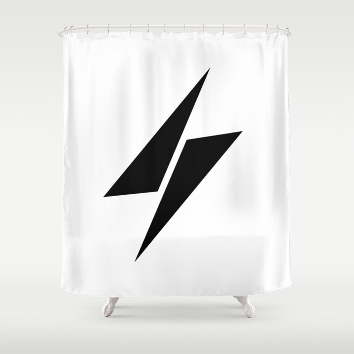 THUNDER logo Shower Curtain