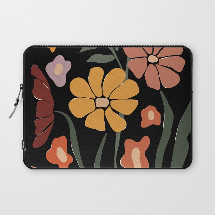 TROPICAL floral night Laptop Sleeve