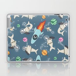 Sharks in Space Laptop Skin