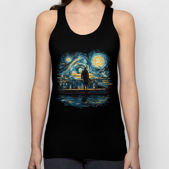 Starry Fall (Sherlock) Unisex Tank Top