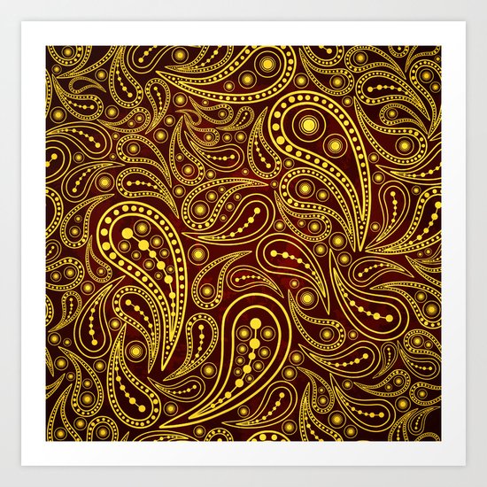 Seamless pattern Art Print