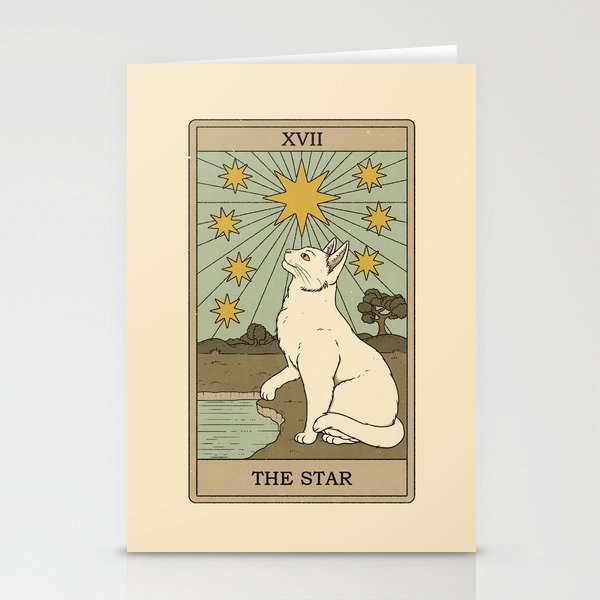 The Star - Cats Tarot Stationery Cards