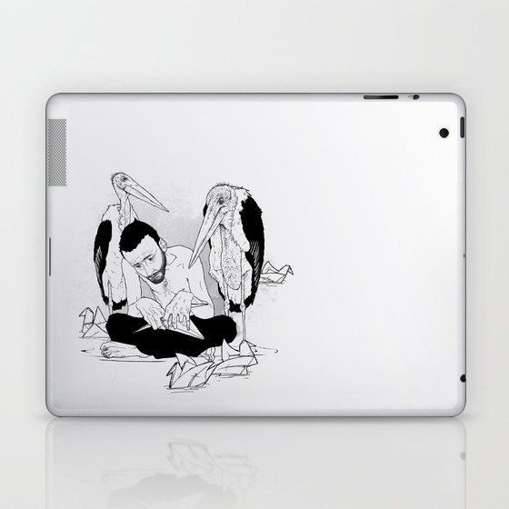 birdmaker print Laptop & iPad Skin
