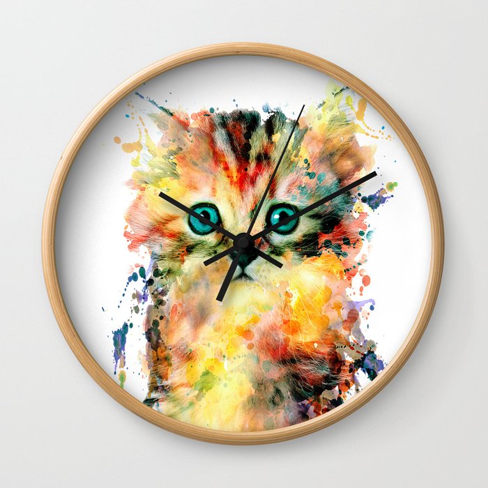 Kitten Wall Clock