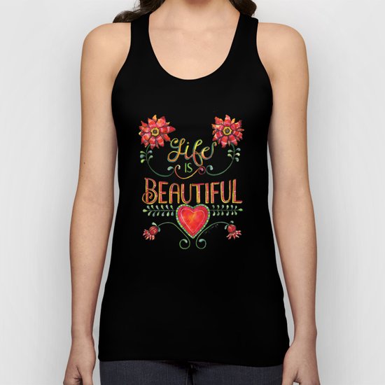 Life is Beautiful 1 Unisex Tank Top