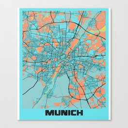 Munich city Canvas Print
