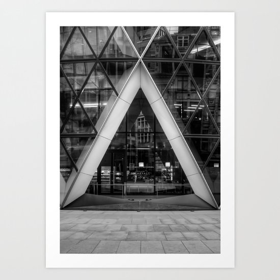 The Gherkin, London Art Print