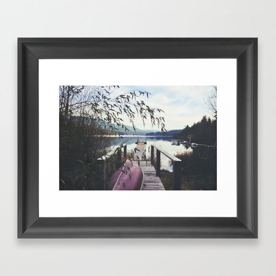 Dock 2 Framed Art Print