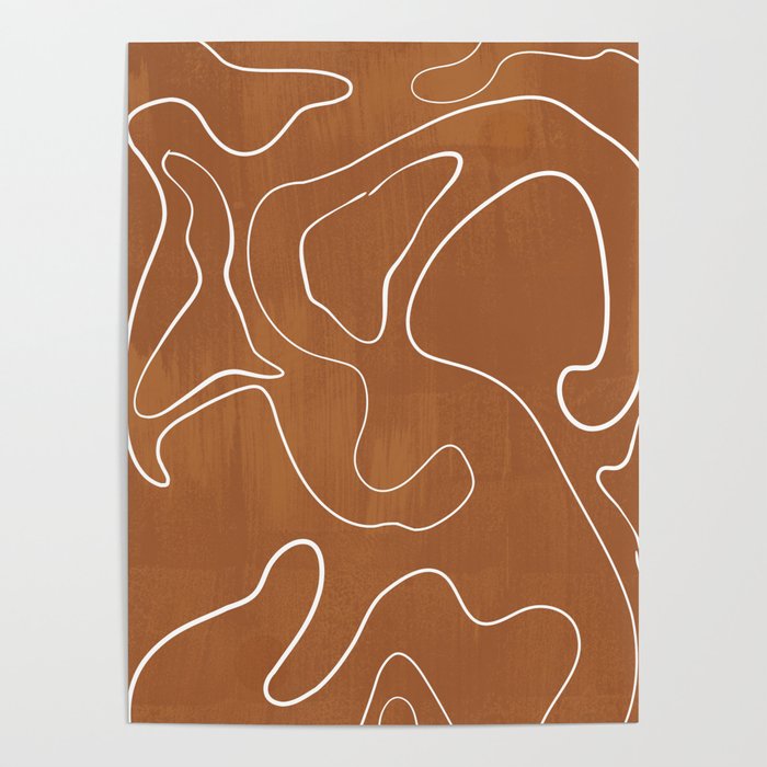 Abstract Organic Poster
