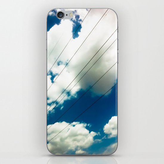 Lines and The Blue Sky iPhone & iPod Skin
