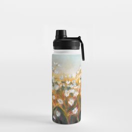 Daisies at Dusk Water Bottle