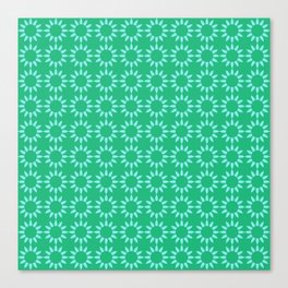 green pattern design wallpaper Canvas Print