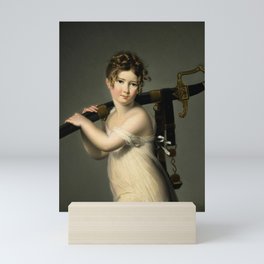 A Young Girl carrying her Father's Sabre by Jeanne-Elisabeth Chaudet Mini Art Print