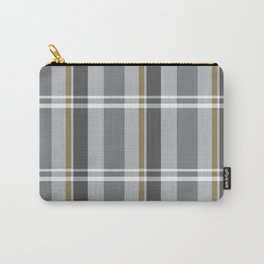 Silver Bells Plaid Carry-All Pouch
