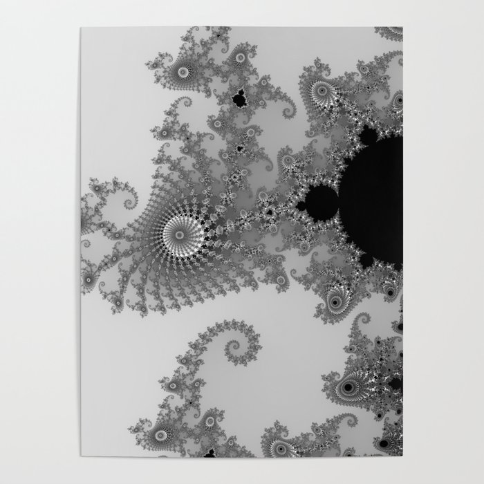 males mandelbrot abstract Poster