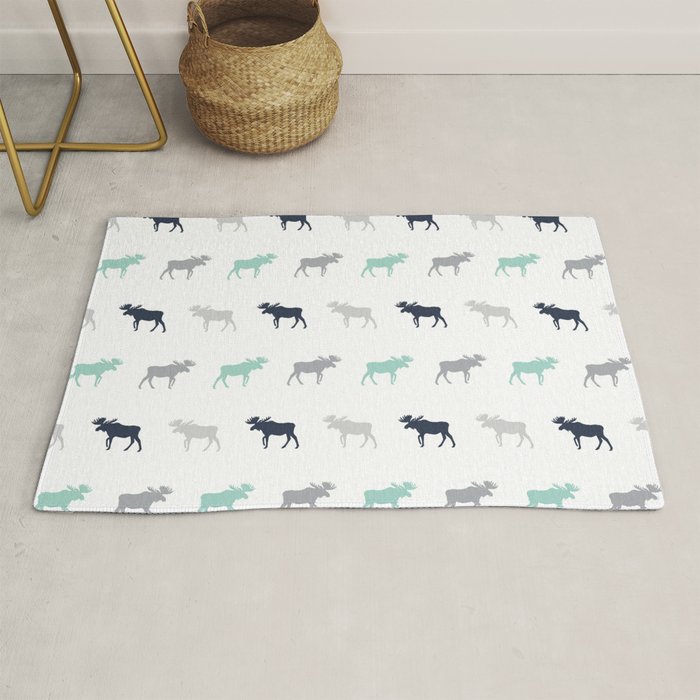 moose rug for nursery