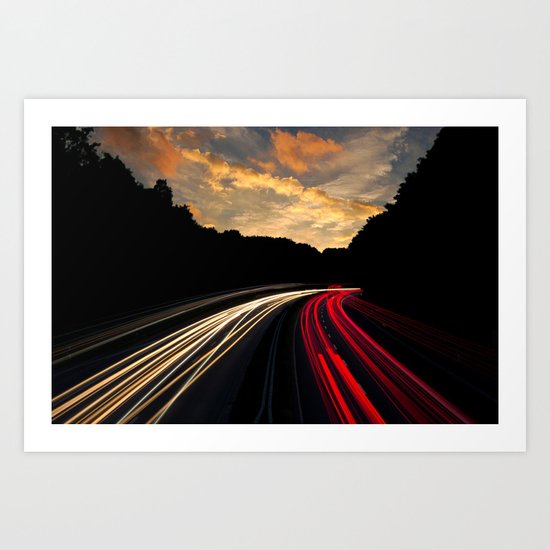 Highway to Adventure Art Print