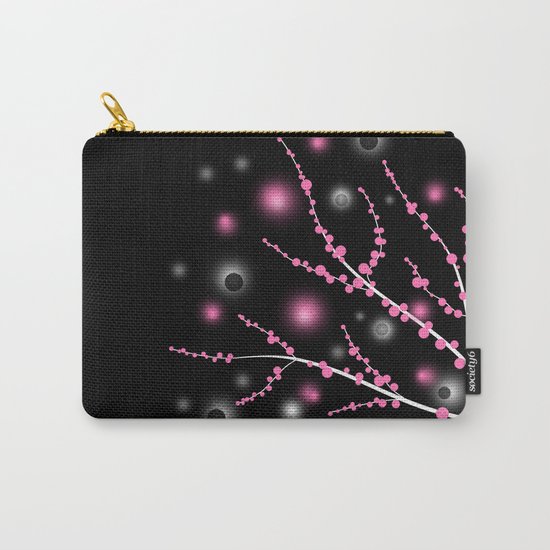 Black and pink abstract pattern . Carry-All Pouch