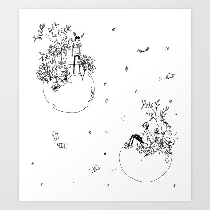 space discussion  Art Print