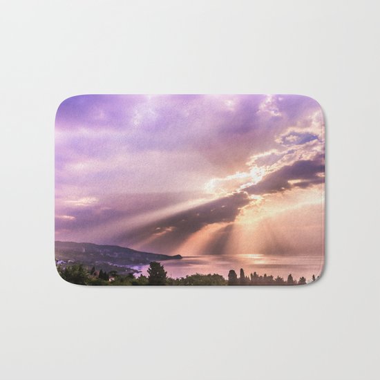 Sea sunrise Bath Mat