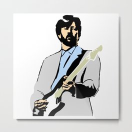 Eric Clapton stencil style Metal Print